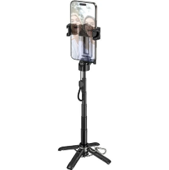 Штатив HOCO K27 Pro magic mini live broadcast stand (pull clip + magnetic focusing version) - Black