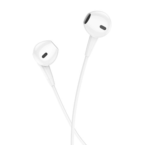 Наушники Borofone BM68 Kelly universal earphones with mic - White