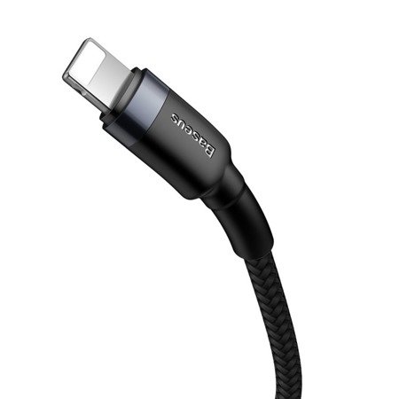 Кабель Baseus Cafule Cable Type-C to iP PD 18W (CATLKLF-G1) - Black