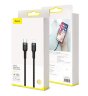 Кабель Baseus Cafule Cable Type-C to iP PD 18W (CATLKLF-G1) - Black