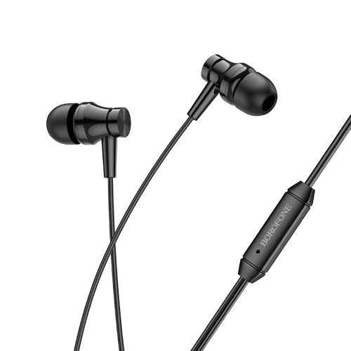 Наушники Borofone BM67 Talent universal earphones with mis - Black