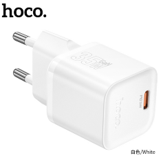 HOCO N66 Ingenious single port PD35W charger(EU) White