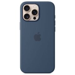 Чехол для iPhone 16 (6.1) Silicone Case MagSafe - Denim